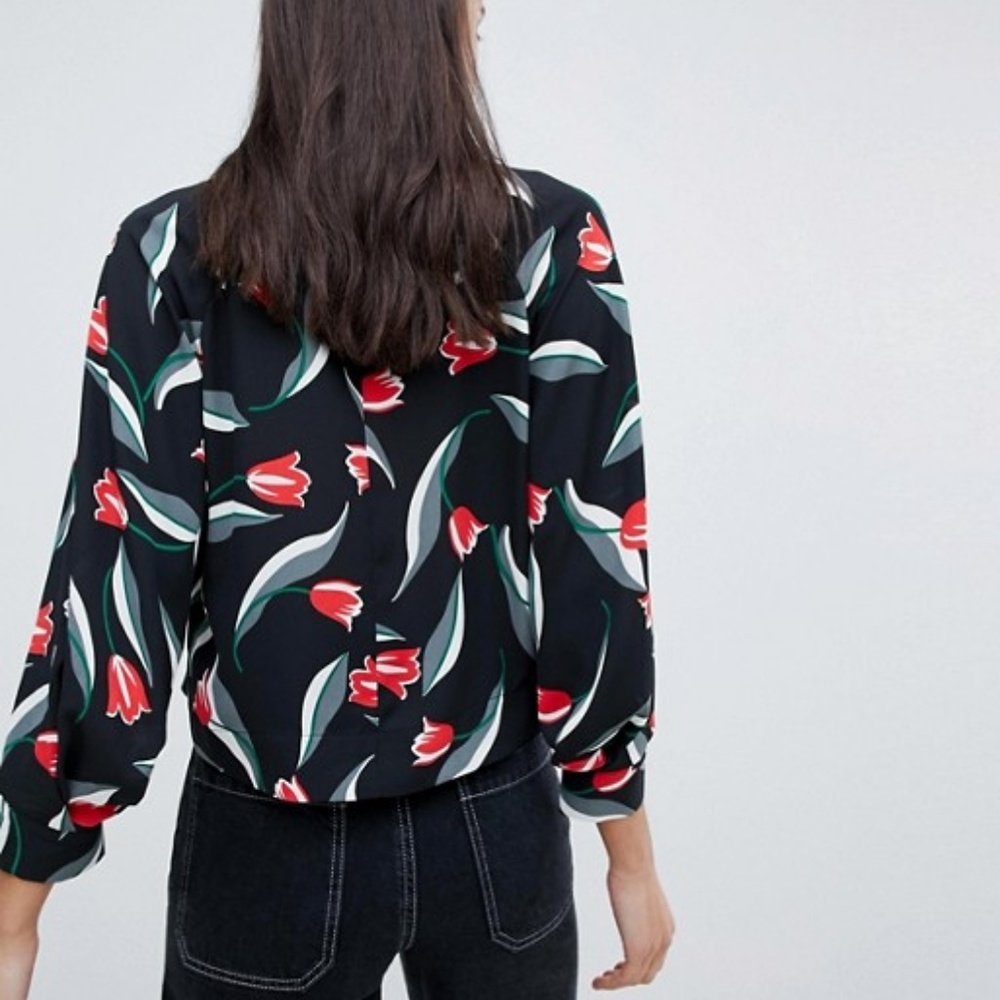 Whistles Tulip Printed Top